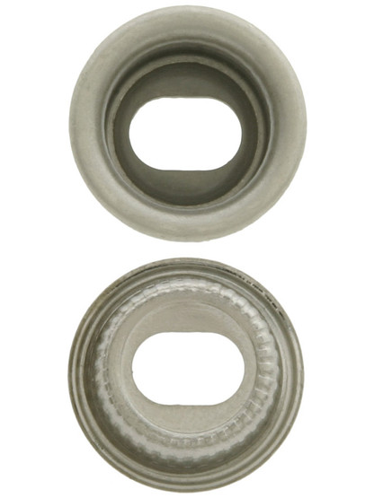 Pair of Solid Brass Stop Bead Adjusters in Satin Nickel.